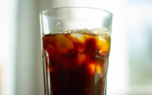 cup of iced soda