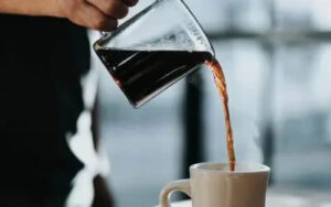 coffee pouring into cup